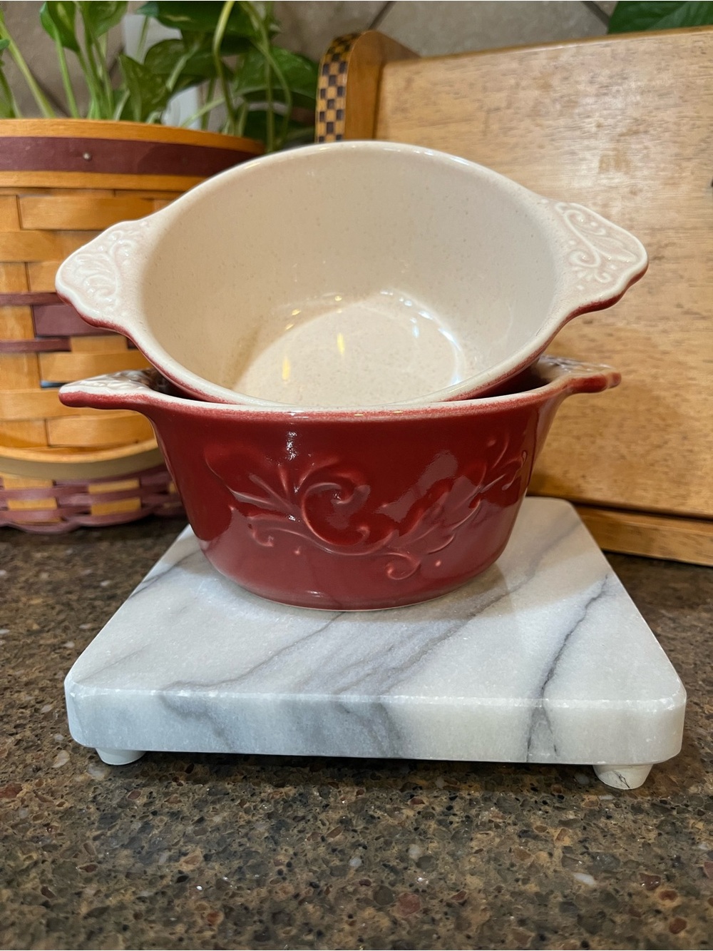 Pfaltzgraff Weir In Your Kitchen Soup Bowls, Set of 4